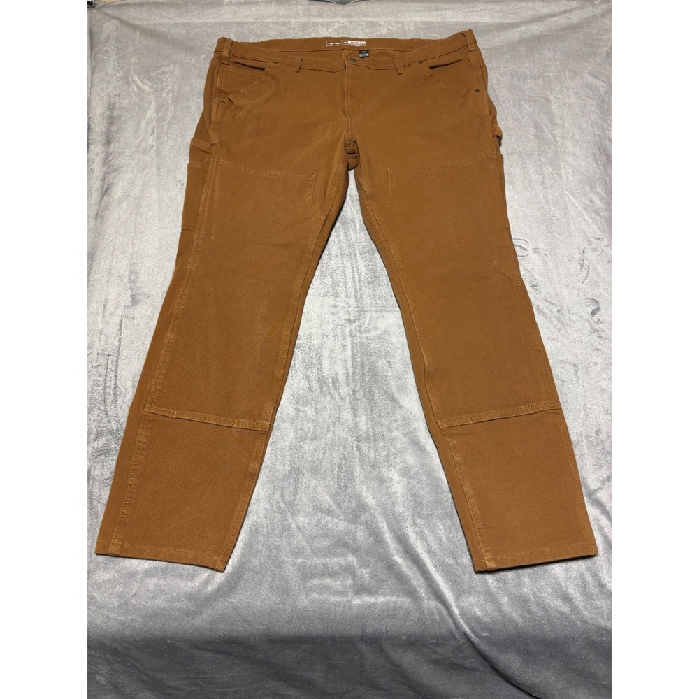 Carhartt Women Size 20W Regular Rugged Flex Relaxed Fit Twill Double Knee 104296